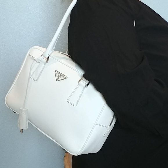 Prada Handbags - *Pristine Condition* Prada Saffiano Lux Bauletto